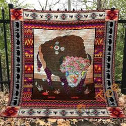 American Bison Blanket TH0107 Quilt and Home Decor