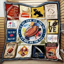 American Football Cl18100014Mdq Quilt Blanket and Home Decor