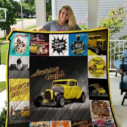 American Graffiti Poster Quilt and Home Decor