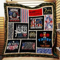 American Gun Cl22100031Mdq Quilt Blanket and Home Decor