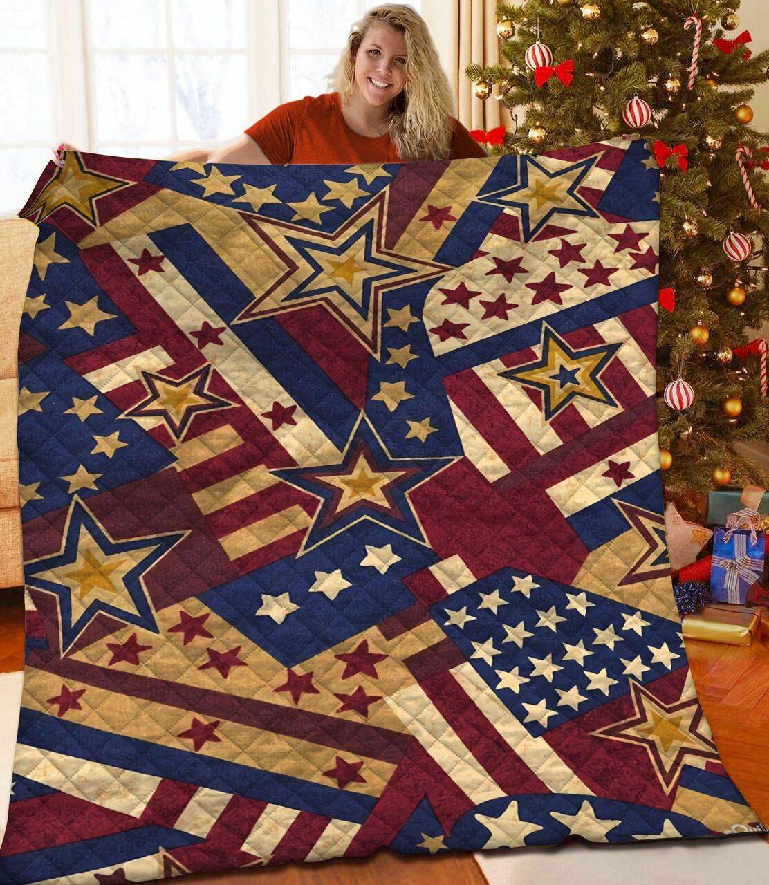 American Jfj Quilt To and Home Decor
