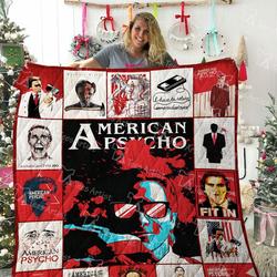 American Pyscho Quilt Blanket and Home Decor