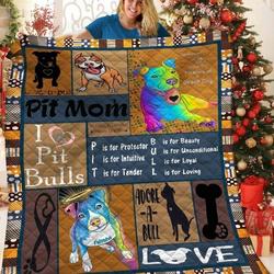 American Staffordshire Terrier Love These Pitbull U Quilt Ws and Home Decor