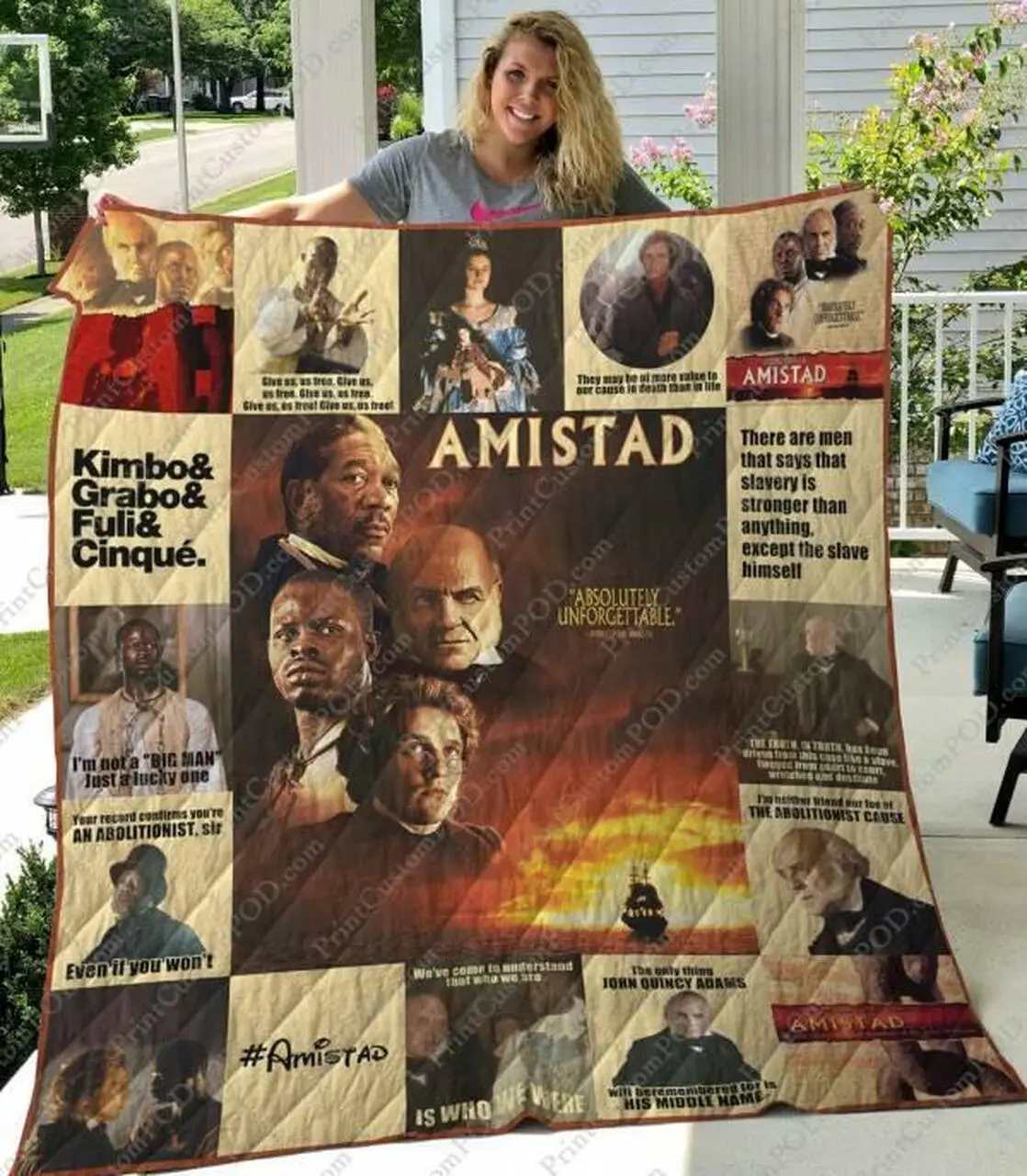 Amistad Quilt Blanket Limited Quilt Blanket and Home Decor