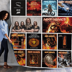 Amon Amarth Albums Quilt Blanket Ver14 and Home Decor