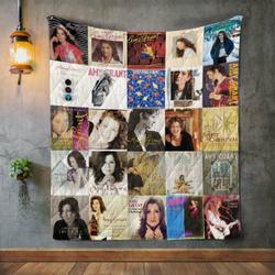 Amy Grant Style 2 Album Covers Quilt Blanket and Home Decor