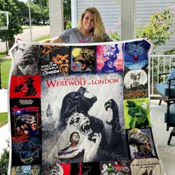 An American Werewolf In London Quilt Blanket 0463 and Home Decor