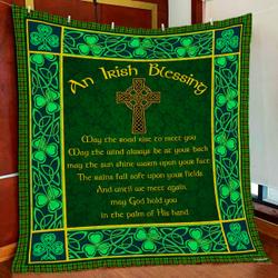 An Irish Blessing Quilt Blanket and Home Decor