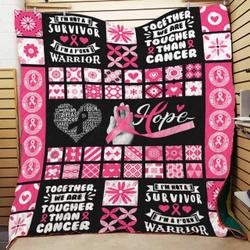 Anchor In Hope Cancer Cl22100037Mdq Quilt Blanket and Home Decor