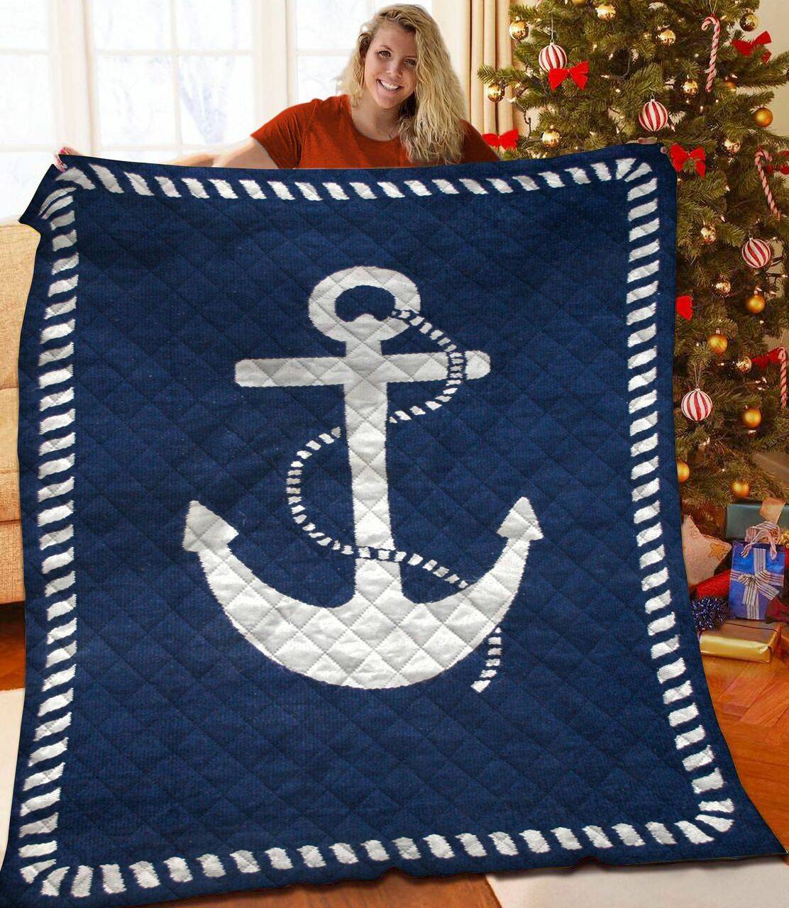 Anchor Jfj Quilt Qo and Home Decor