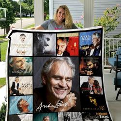 Andrea Bocelli Quilt Blanket 01 and Home Decor