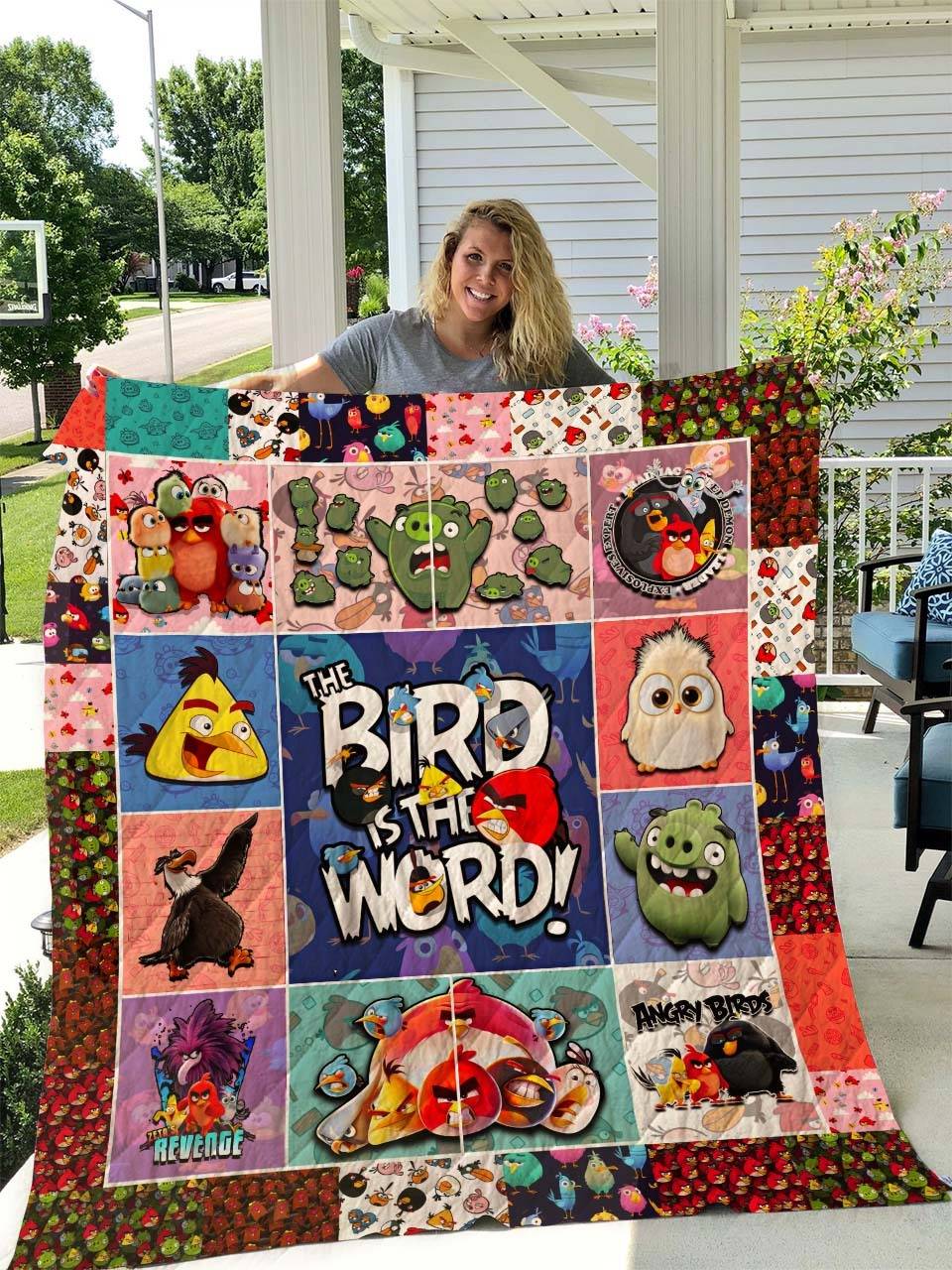Angry Birds Quilt I2D2 and Home Decor