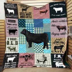 Angus Cattle Jfj Quilt Do and Home Decor