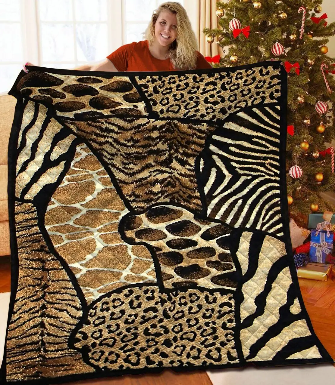 Animal Jfj Quilt Ge and Home Decor