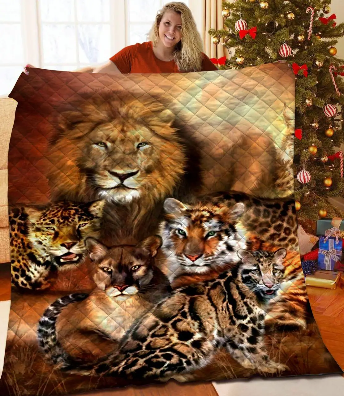 Animal Jfj Quilt Ix and Home Decor