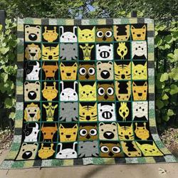 Animal Ml230703B Quilt Blanket and Home Decor