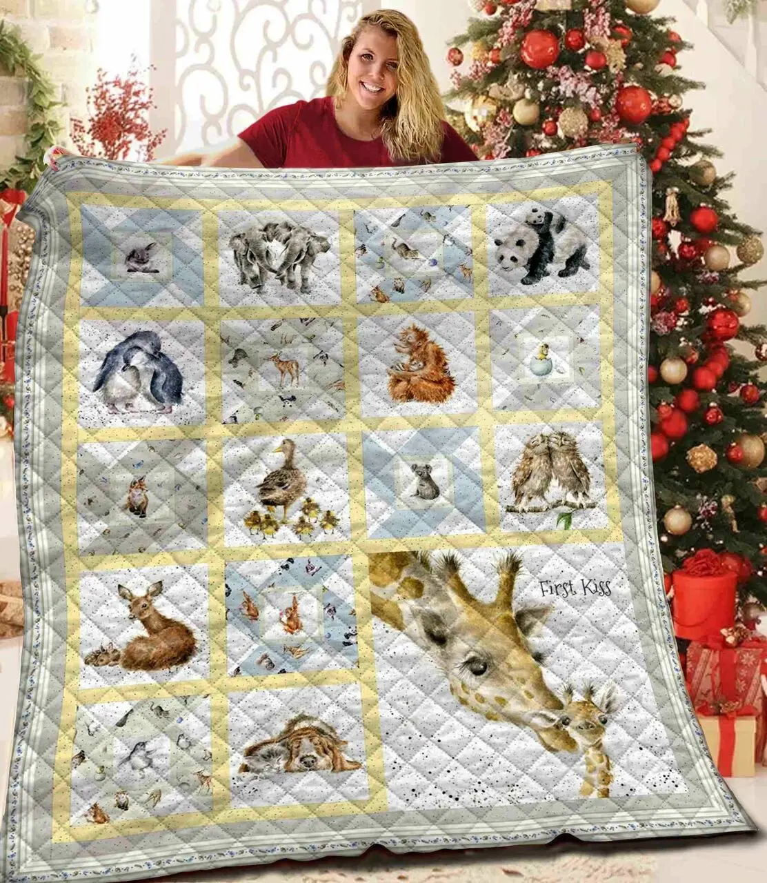 Animals Jfj Quilt Ve and Home Decor