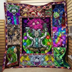 Anime Rick And Morty Summer Quilt - Blanket Mat 3D Printed Bed Sofa For Kids and Home Decor