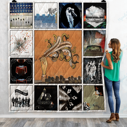 Arcade Fire Albums Quilt Blanket Ver 13 and Home Decor