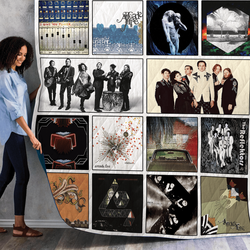 Arcade Fire Albums Quilt Blanket Ver 14 and Home Decor