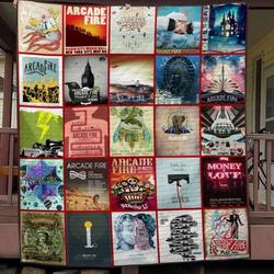 Arcade Fire Quilt Blanket Hvt030602  Quilt and Home Decor