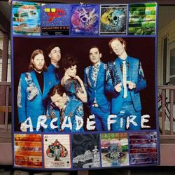 Arcade Fire Quilt Blanket Hvt030603  Quilt and Home Decor