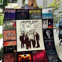 Arcade Fire Quilt Blanket M240501  Quilt and Home Decor