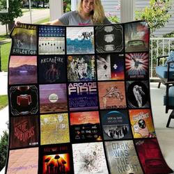 Arcade Fire Quilt Blanket M240502  Quilt and Home Decor