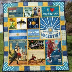 Argentina Quilt Blanket  Quilt and Home Decor