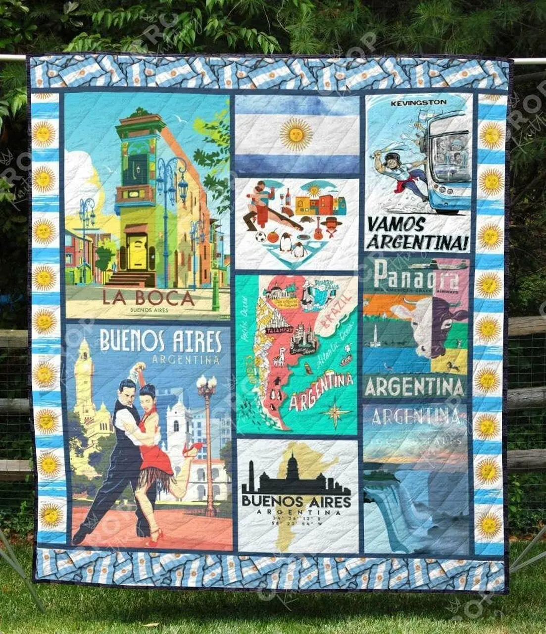 Argentina Ye260626 Tbg Quilt Blanket and Home Decor