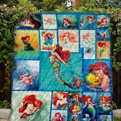 Ariel The Little Mermaid Quilt and Home Decor