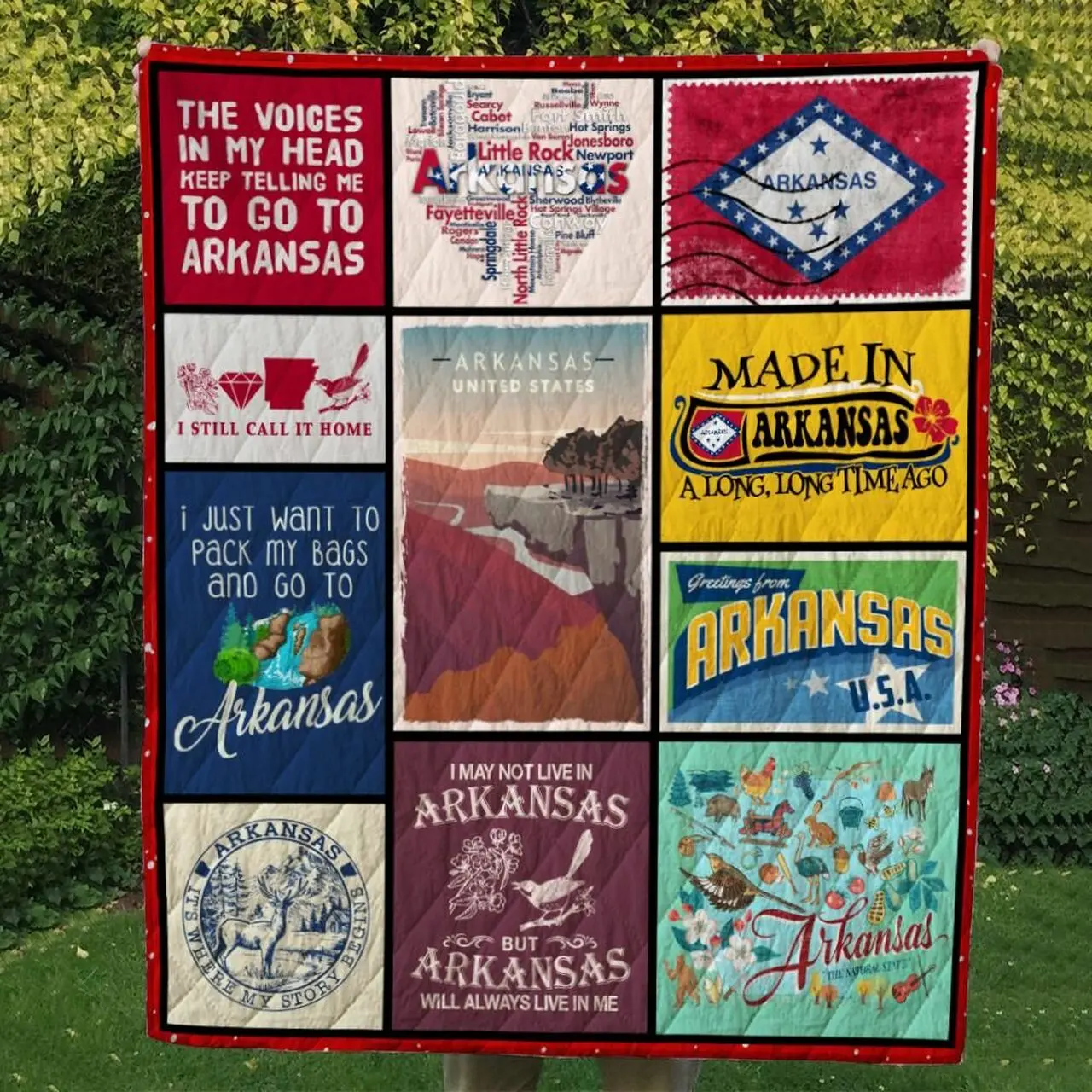 Arkansas Cl14100010Mdq Quilt Blanket and Home Decor