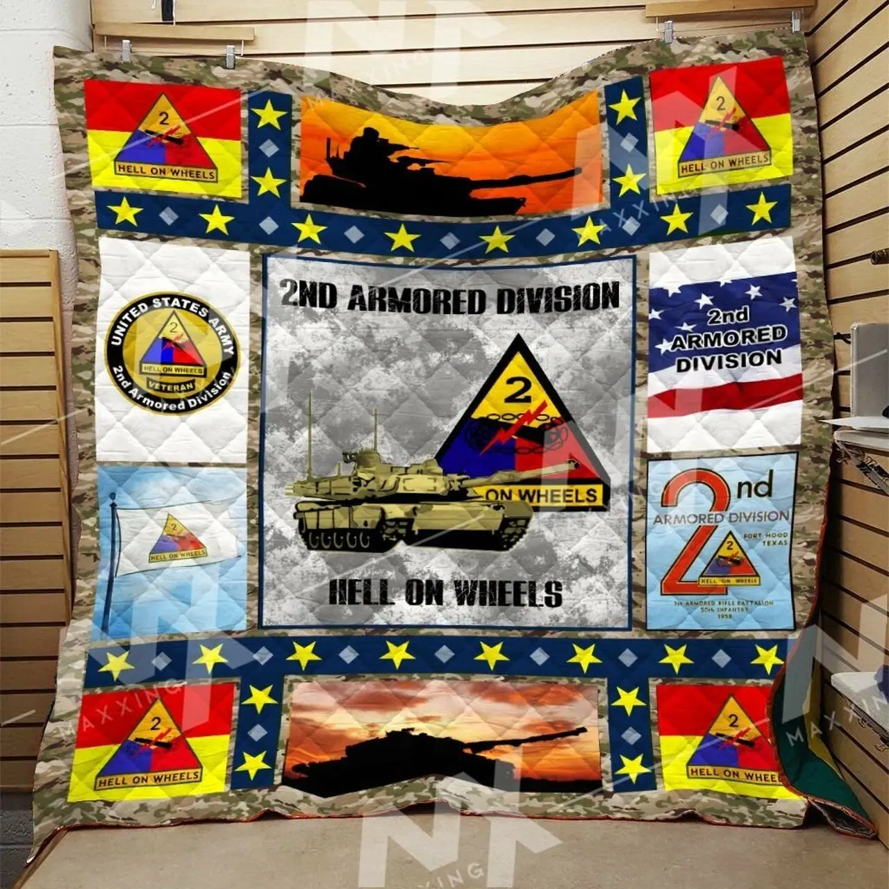 Armored Division Quilt Blanket Dhc0910225Vt and Home Decor