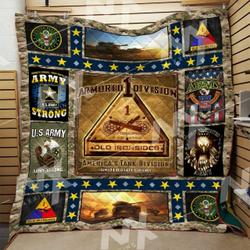 Armored Division Quilt Blanket Dhc0910256Vt and Home Decor