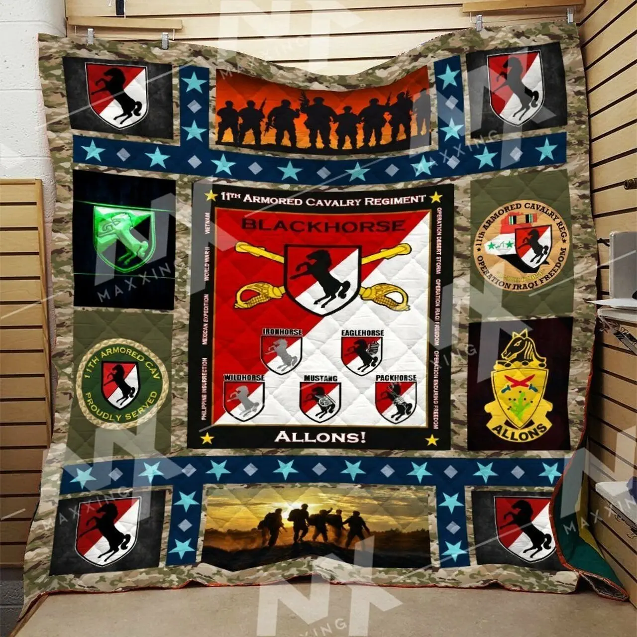 Armored Division Quilt Blanket Dhc0910258Vt and Home Decor