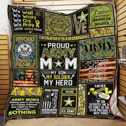 Army Mom Hur Quilt Cysilq and Home Decor