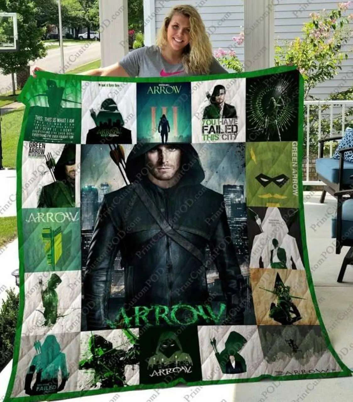 Arrow Quilt Blanket M040601 Quilt and Home Decor