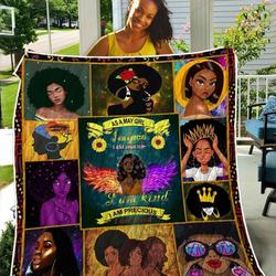 As A May Girl I Am Unique TH2309074CL Quilt Blanket and Home Decor