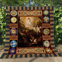 Ascension Day Vb050605 Quilt Blanket and Home Decor