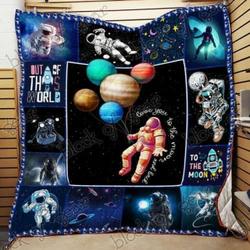 Astronaut Cl18100026Mdq Quilt Blanket and Home Decor