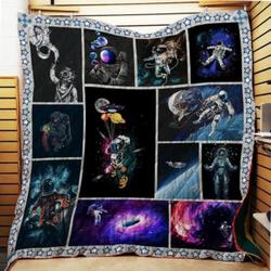 Astronaut Cl22100043Mdq Quilt Blanket and Home Decor