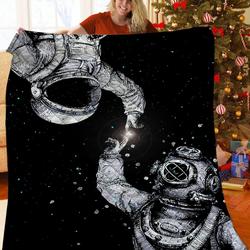 Astronaut Galaxy Jfj Quilt Zd and Home Decor