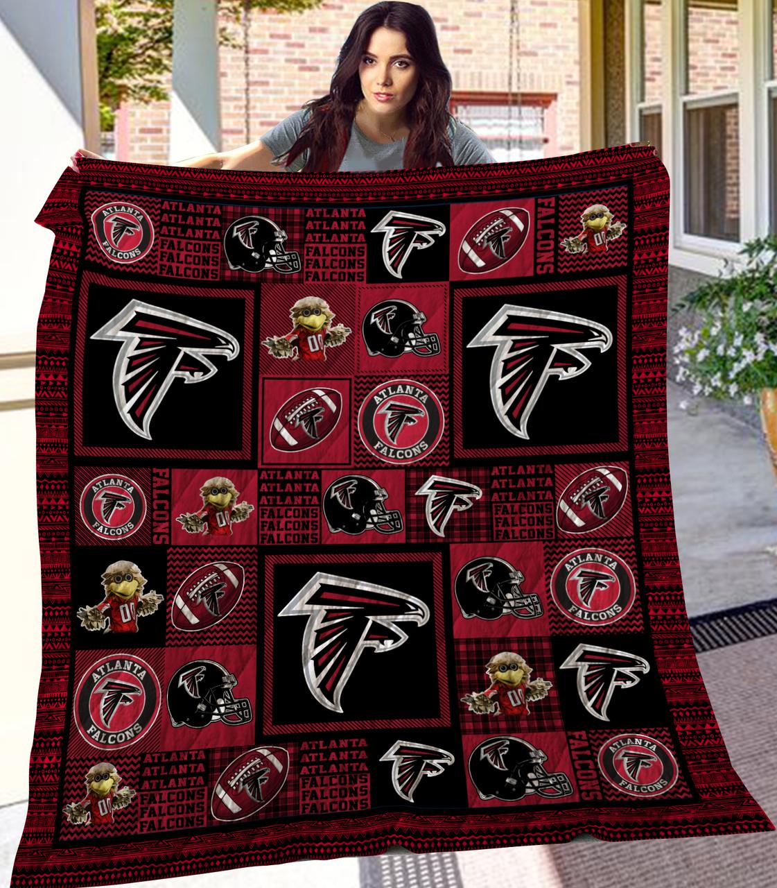 Atlanta Falcons Quilt Blanket and Home Decor