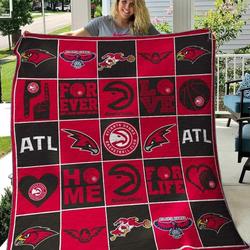 Atlanta Hawks Blanket Th0207 Quilt and Home Decor