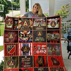 Atlanta United Fc Quilt Blanket and Home Decor