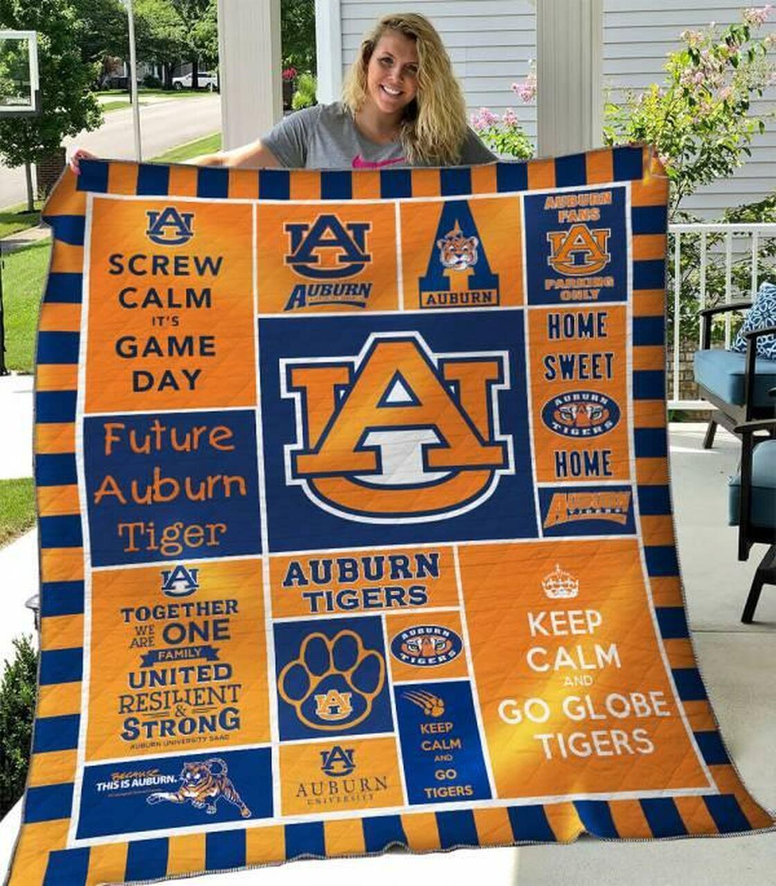 Auburn Tigers Quilt Blanket B240503 Quilt and Home Decor