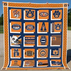 Auburn Tigers Quilt Blanket B290504  Quilt and Home Decor