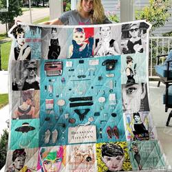 Audrey Hepburn Blanket Th0107 Quilt and Home Decor