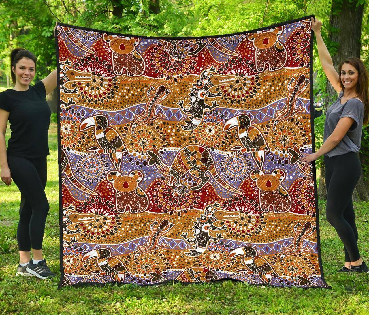 Australia Aboriginal 4Th Premium Quilt A7 Quilt and Home Decor