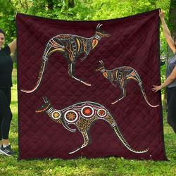 Australia  Aboriginal 5Th Premium Quilt A7  Quilt and Home Decor